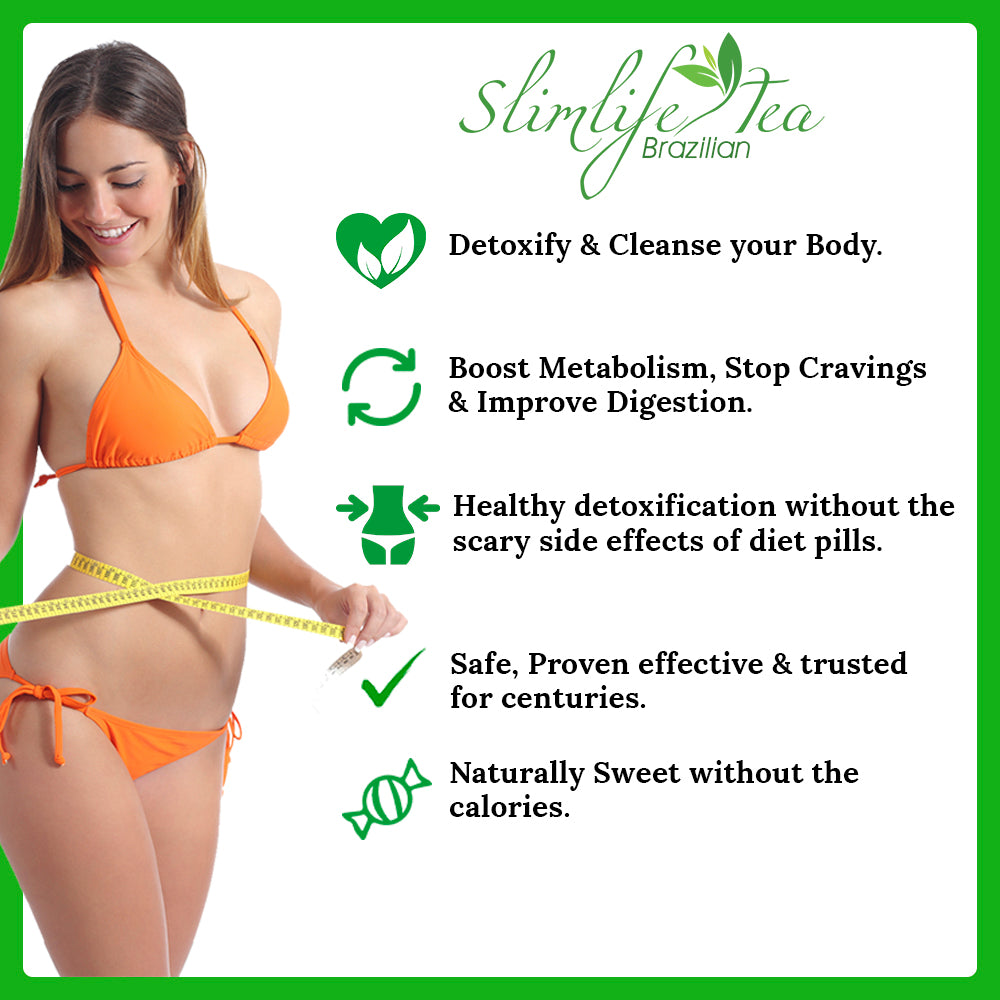 Brazilian Slimlife Tea - 15 Day Herbal Detox (60 Tea Bags